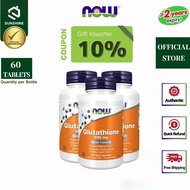 EXP:2027 NOW Foods Glutathione 500mg Veg Capsules 60 Counts Premium Vegetarian Nutritional Support