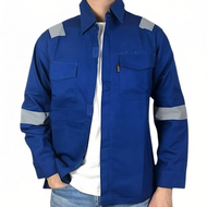 TANKER 100% Cotton Safety Jacket | Premium Reflective Jacket | Work Jacket | Size S-8XL | TK001