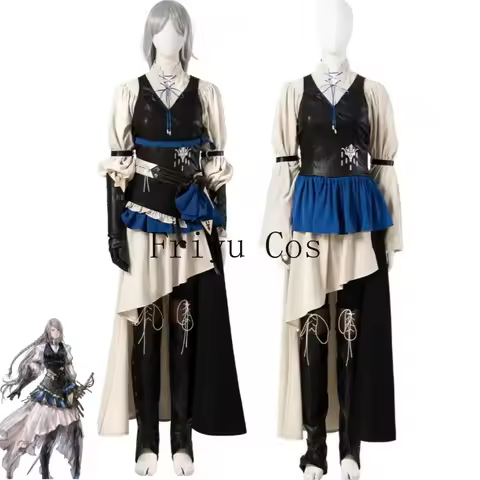Anime Game Final Fantasy XVI FF16 Jill Warrick Cosplay Costume FFXVI Wig Combat Uniform Accessories 