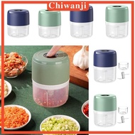 [Chiwanji] Garlic Masher, Portable Food Kitchen Gadgets, Handheld Electric Garlic Chopper