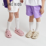 UTUNE Kids Roman Sandals for Boys and Girls EVA Outdoor Beach Shoes Thick Sole Garden Hole Shoes