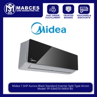 Midea 1.5HP Aurora Black Standard Inverter Split Type Aircon FP-53AST015KEIV-B5