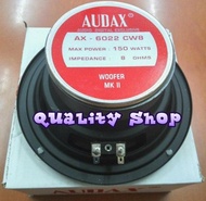 SPEAKER SUBWOOFER 6 INCH AUDAX AX-6022 150 WATT ORIGINAL