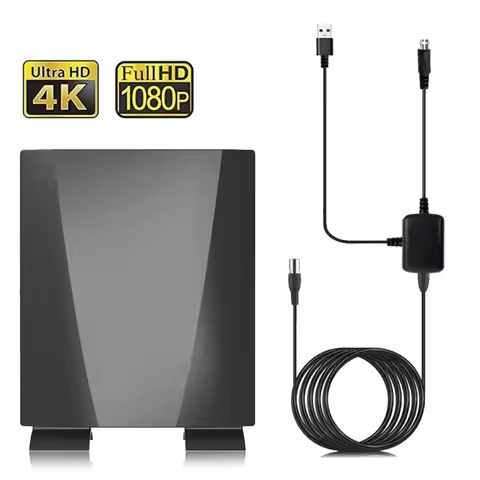 TV Antenna for Local Channels,1200+ Miles Distance Indoor Outdoor Amplified HDTV,Support 4K 1080p Al