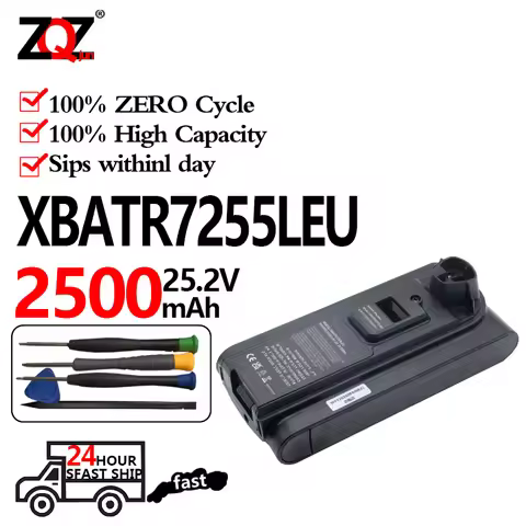 GJ-Stratos 1z862H 25.2V 2.5A 7 IZ862H 25.2V 2350mAh Battery Replacement for Shark XBATR7255LEU Compa