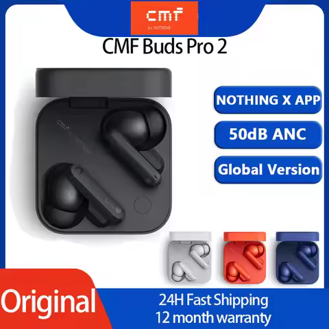 CMF by Nothing Buds Pro 2 Global Verison Bluetooth 5.3 with 50 dB Hybrid Active Noise Cancellation 6