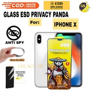 TEMPERED GLASS ANTI SPY ANTI STATIC ESD PANDA iphone 6 IP 6S/ IP 7/ IP 8/ IP 6 PLUS/ IP 7 PLUS/ IP 8