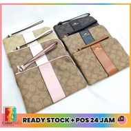 C0ach Wristlet Zip Purse Clutch Wallet Women Phone Bag Beg Tangan Wanita Murah Dompet Perempuan F580