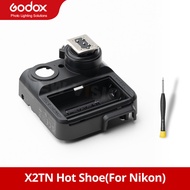 Godox X2T ทริกเกอร์รองเท้าร้อน X2T-N เครื่องประดับสำหรับเปลี่ยนแทน X2T สำหรับ Canon Nikon Sony แฟลชแ