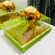 Jual Kotak Hantaran in Box (4 Box)/ Dulang Hantaran Siap Gubah/ Hantaran Perkahwinan