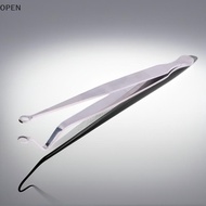 [OP] Surgical Steel Professional Belly Ear Tongue Septum Lip Piercing Forceps  Clamp Self-Locking Pi