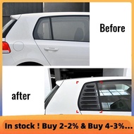 Car Carbon Fiber Rear  Triangle Louver Cover Stickers  Golf 6 MK6 2008-2012  Cover Spare Parts Parts