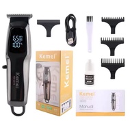 Kemei รุ่นKM2273 ปัตตาเลี่ยนไร้สาย จอLED จับถนัดมือ ฟันคม พร้อมใช้งาน(มีแบบลับคม)-BeautiD