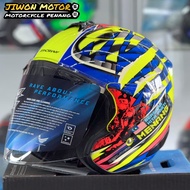 GRACSHAW GRIXENT G818 FRONTLINERS(YELLOW/BLUE) HELMET🇲🇾 GRIXENT KITA JAGA KITA