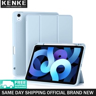 KENKE เคส iPad ถาดใส่ปากกาขวา ใช้ได้กับ iPad Mini 6 iPad Air 4 air 5 2022 iPad 2022 Pro 11 2021 Pro 11 iPad 2020 Pro 12.9 case เคสฝาครอบอัจฉริยะเคสพร้อมที่ใส่ดิน