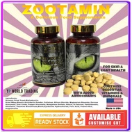 *Ready Stock* Zootamin Brewer Yeast Supplement for Cat 200+20 tablets / Skin & Coat for Cat & Dog/ V