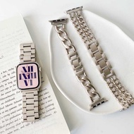 Starlight Color Series Metal Stainless Steel Strap Suitable for s9 Apple watch 10th Generation 8765S