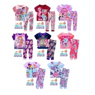 3y 4y 5y 6y 7y - Little Pony Ailubee Girls' Pajamas Pajamas A1216 A1217 A1223 A1225 A1249 A1250 A125