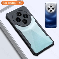 Casing For Xiaomi Redmi 14C 13C Redmi14C Redmi13C Red mi 4G 5G Acrylic Clear Phone Case Shockproof C