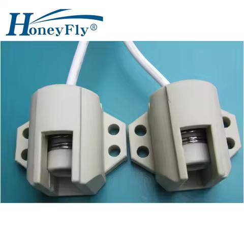 HoneyFly2pcs R7S Lamp Base Ceramic R7s Holder Converter Connector Metal Handle 78mm 118mm 165mm 189m