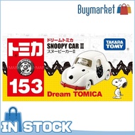 [ของแท้] รถ Takara Tomy Dream Tomica No.153 Snoopy รถโมเดล Diecast