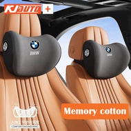 【 Ergonomics 】Bmw Memory Cotton Car Seat Headrest Soft and Comfortable Car Decoration Accessories for 3 Series 5 Series X5 X3 X1 2 Series 1 Series 4 Series X4
