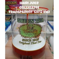 Sticker Air Balang Greentea Chatramue Transparent ( 12 x 12 inci )
