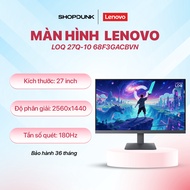 Lenovo LOQ 27Q-10 68F3GACBVN Gaming Monitor (27 inches | IPS | WLED 2560x1440 | 180Hz | MPRT 0.5ms) 