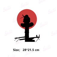 [Konkdo] mát Naruto Poster Sticker Akatsuki Sasuke Miếng dán hình hoạt hình Nhật Bản chống thấm nước
