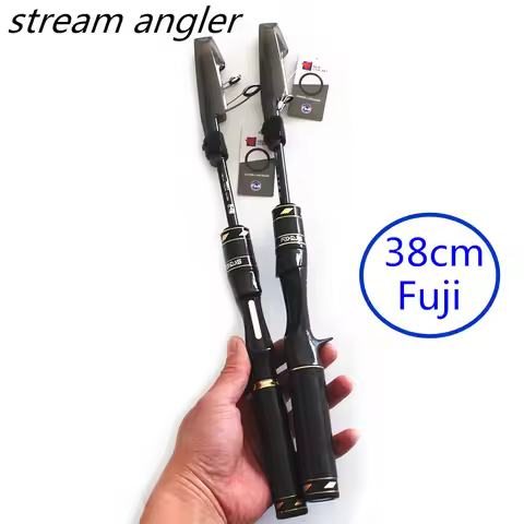UL Telescopic Lure Rod Trout Stream Angler Easy To Carry Fishing Rod Fuji Guides Fast Action 1.5m 1.