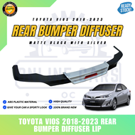OC 2018 2019 2020 2021 2022 2023 Toyota Vios Car Rear Bumper Diffusers Lip Spoiler Body Kits ABS Pla