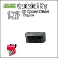 Crankshaft Key 5x12 , 5x7 , 5x14 186F 10hp , 186FA 12hp Air Cooled Diesel Engine