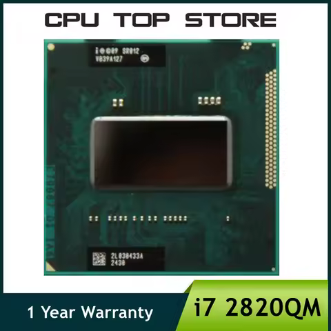 Intel Core i7 2820QM SR012 2.3GHz Quad-Core Eight-Thread Laptop notebook CPU Processor Socket G2 / r