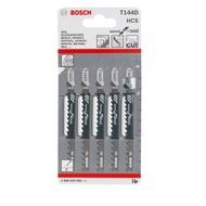 BOSCH T 144D Wire Saw Blade/Coarse Tooth/Curve Blade/5 Pieces/Wood/Quick Cutting