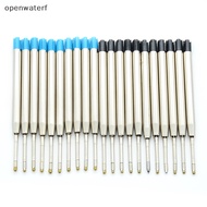 [openwaterf] 10 Pcs blue ink parker style standard 1.0mm ballpoint pen refills nib medium MY