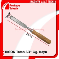 BISON Wood Chisel 3/4" Wood Chisel 3/4 Inch Wood Handle Wood Chisel