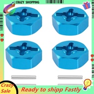 4Pcs Hexagonal Combiner Wheel Rim Hex 7Mm Upgrade 12Mm Metal Adapter for 1/18  A949 A959 A969 A979 K