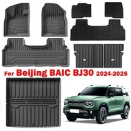 For Beijing BAIC BJ30 car Mat Waterproof Pad Carpet TPE Cargo Liner, All Weather Trunk Mats Floor Li