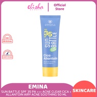 Emina Sun Battle SPF 35 PA +++ Acne Clear Cica + Allantoin Airy Acne Soothing 50 ML