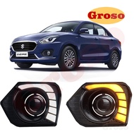 2017-2019 2020-2024 For Suzuki Dzire DRL LED Light Fog Lamp Turn Signal Light For Dzire 2017-2019 20