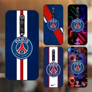 Xiaomi K20, K20 Pro, Mi 9T case with black border printed with PSG Paris Saint Germain Football Club