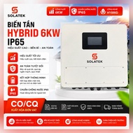 6kw hybrid solatek inverter with external CT, VAT invoice