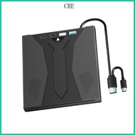 CRE Slimmer Slot Load Dvds Writer USB 3 0 Type C External Opticals Drive Plastic Housing