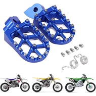 2PCS Foot Pegs With spring teeth For YZ65 YZ85 YZ125 YZ250 YZ250F WR250F YZ426F YZ125X YZ450F YZ250X