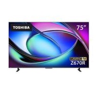 ทีวีมินิแอลอีดี 75 นิ้ว TOSHIBA (4K, MINI LED, VIDAA) 75Z670RP (1297692)