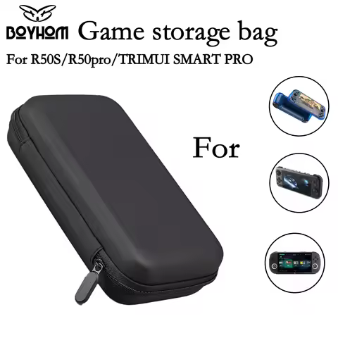 Portable Game Retro Game Console Storage Bag Protective Zipper Carry Bag Eva Hard Handbag R50S/R50pr