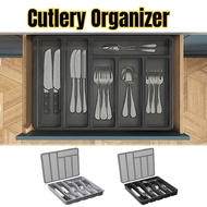Kitchen Drawer Cutlery Organizer Dust Cover Lid Divider Drawer Utensil Tray Drawer Organizer