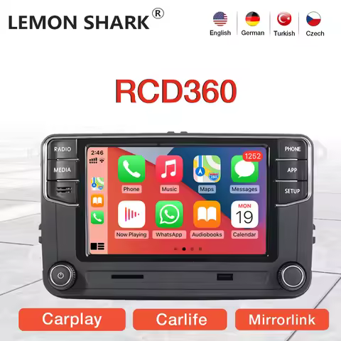 Desay RCD360 Carplay Car Radio 17G035280 MirrorLink MIB Auto radio for VW PQ Polo Golf Passat B6 B7 