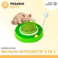 Opo CAT PLAY TOY With Grass Planter/CAT TOY Planting Media With Grass 3 in 1