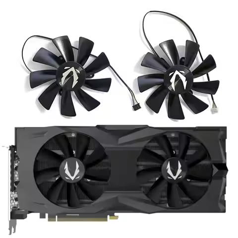 For ZOTAC GeForce RTX 2080 RTX 2080 Ti SUPER AMP Graphics Card Cooling Fan New RTX2080TI GPU Fan 4PI